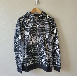 Famous Stars and Straps zip hoodie